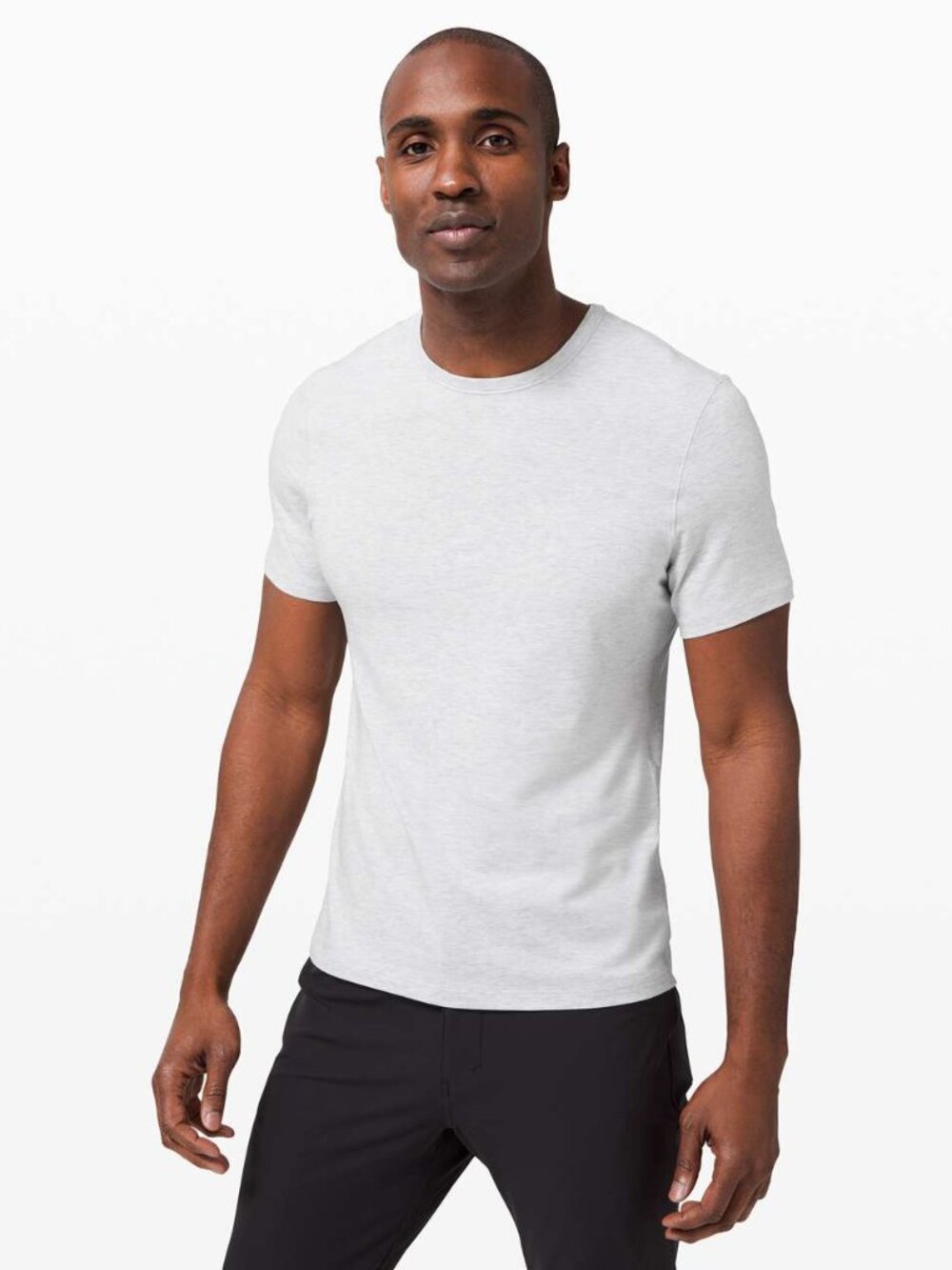 Lululemon Men's 5 Year Basic Tee - Heathered Light Grey